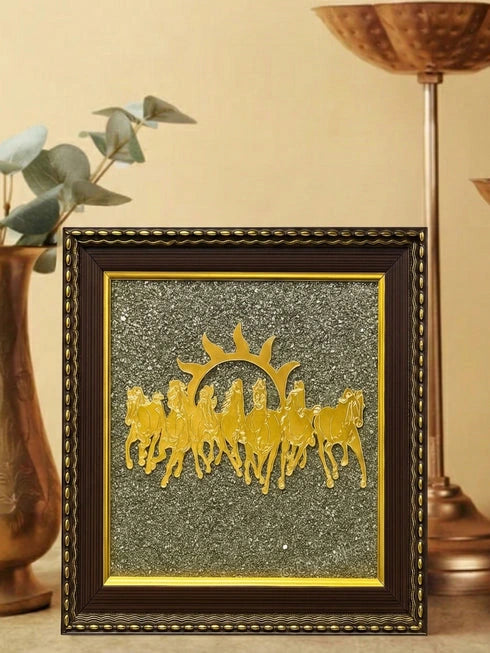 7 horses pyrite Frame