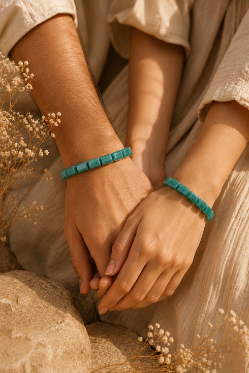 Amazonite Bracelet - Barrel Breads