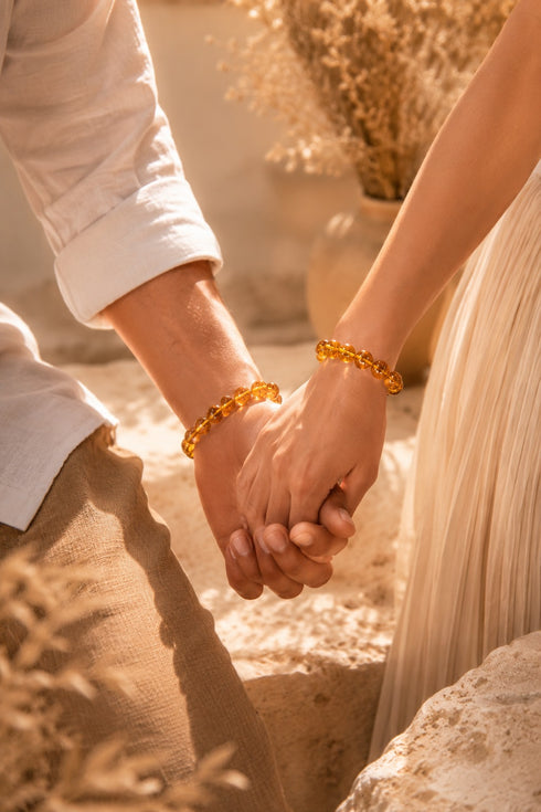 Amber Bracelet – Round Bead