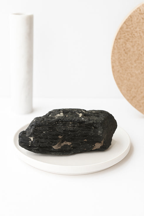 Black Tourmaline - Cluster 111 (Luck & Protection)