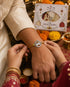OM Damru Pure Silver Rakhi