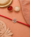 Trishul Chand Pure Silver Rakhi