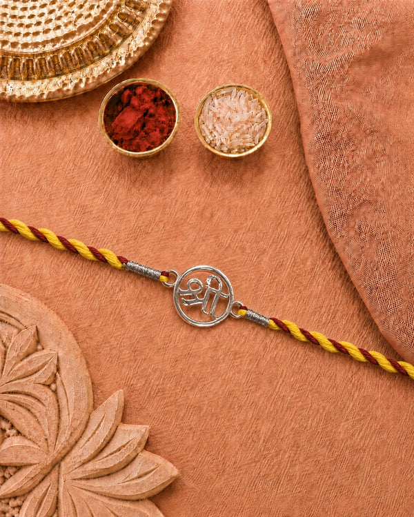 Shree Symbol Pure Silver Rakhi