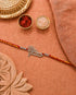 Krishna Mor Pankh Pure Silver Rakhi