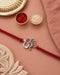 OM Trishul Chand Pure Silver Rakhi