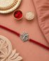 Shree Ganesha Pure Silver Rakhi