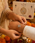 Shubh Ganesha OM Chand Pure Silver Rakhi