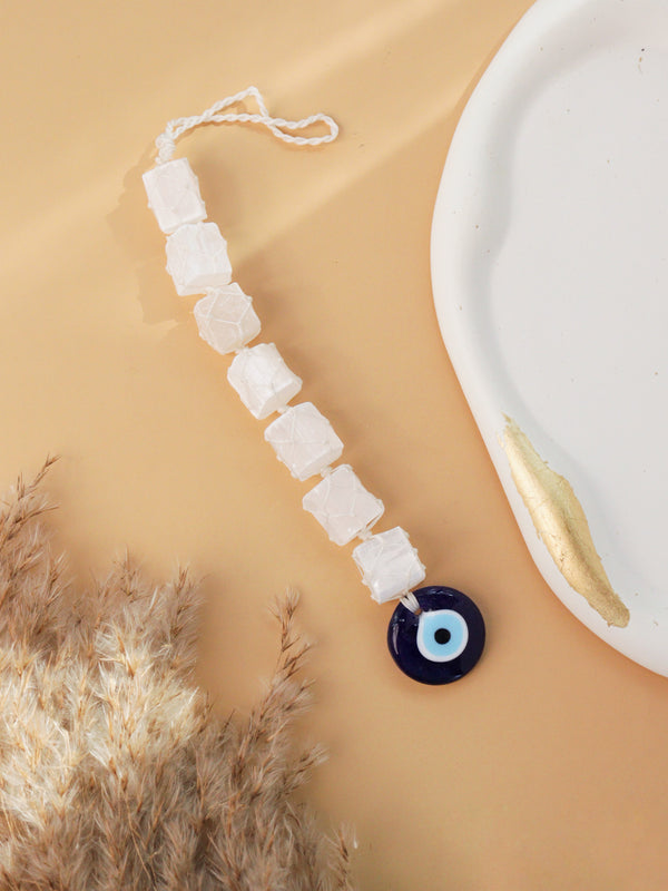 Evil Eye & Selenite Hanging