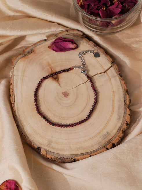 Garnet Bracelet (Small Beads)