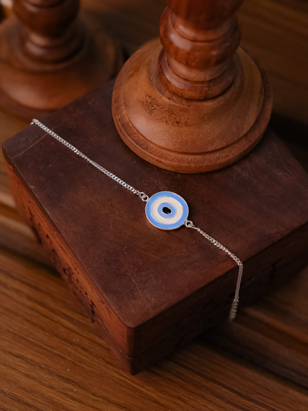 Silver Veil - Classic Evil Eye (Pure Silver)