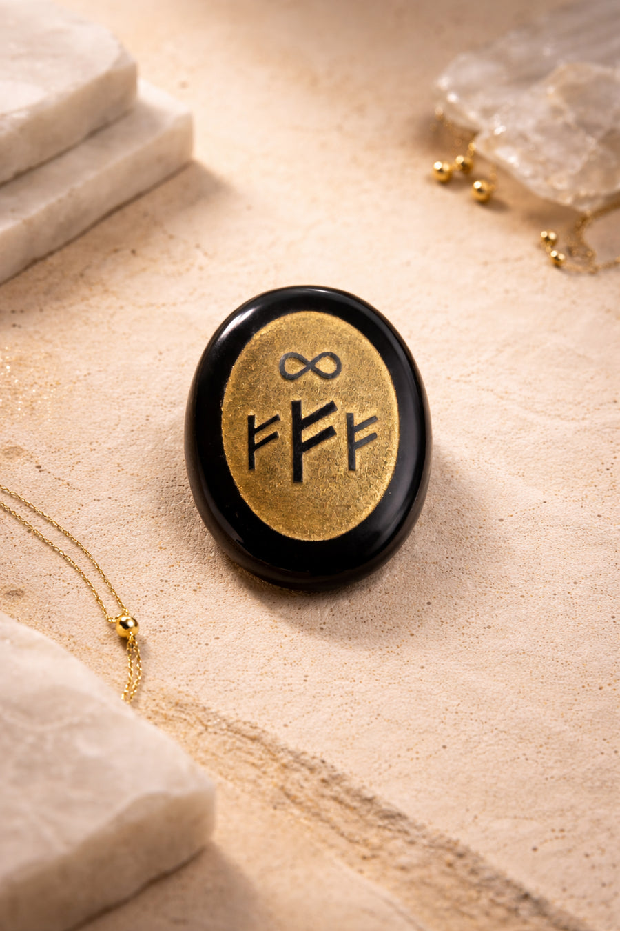 Infinite Triple Wealth Rune Stone