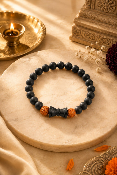 Karungali Damru Bracelet