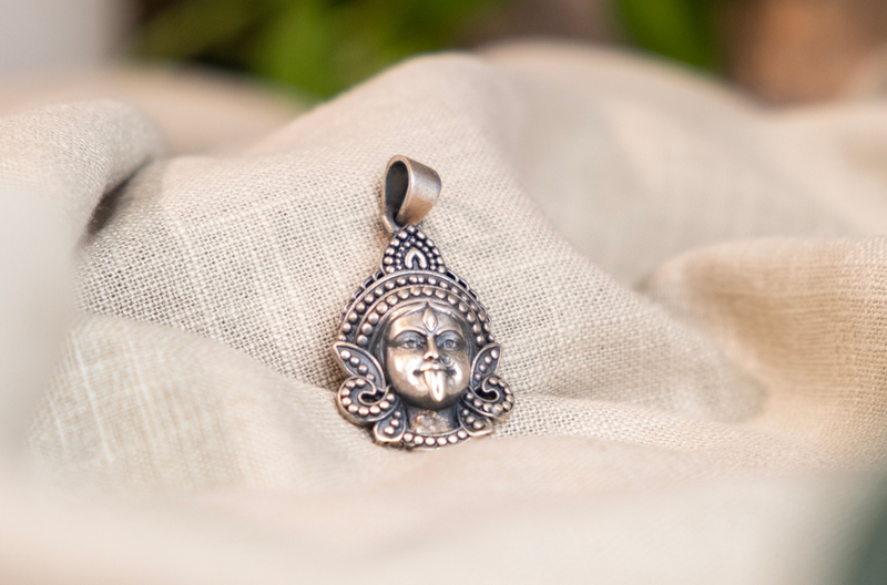 Silver God Pendant