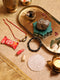 Pyrite Cluster & Selenite Plate Rakhi Hamper