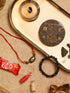 Career Growth Pyrite Coaster Rakhi Hamper