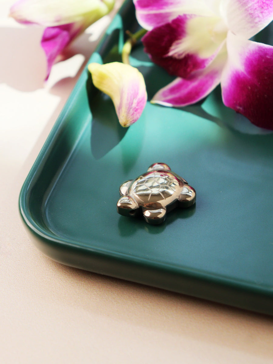 Pyrite Tortoise (Pocket size)