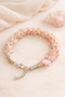 Rose Quartz Chips Bracelet