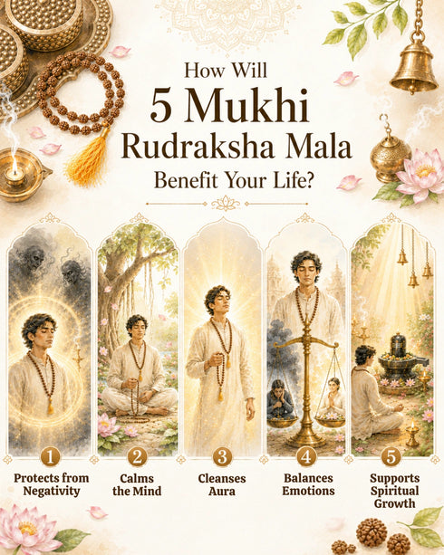 Rudraksh Japa Mala benefits