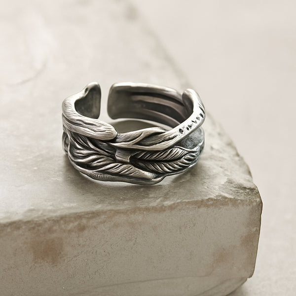 Thumb Ring - Pure Silver (Free Size)