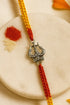 Trishul & Damru Pure Silver Rakhi (Big)
