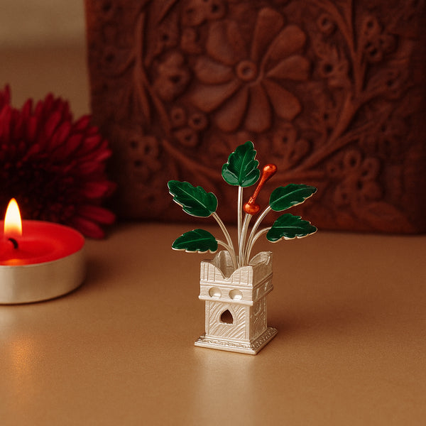 Tulsi Plant - Silver