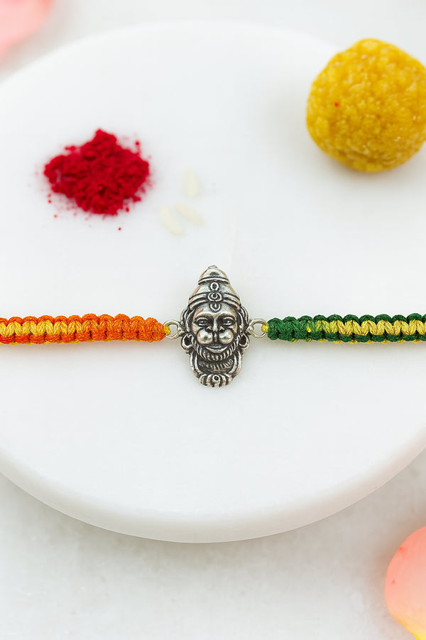 Veer Hanuman Pure Silver Rakhi