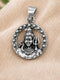 adiyogi silver pendant