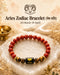 aries zodiac charm bracelet