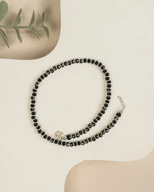 black thread nazariya anklet