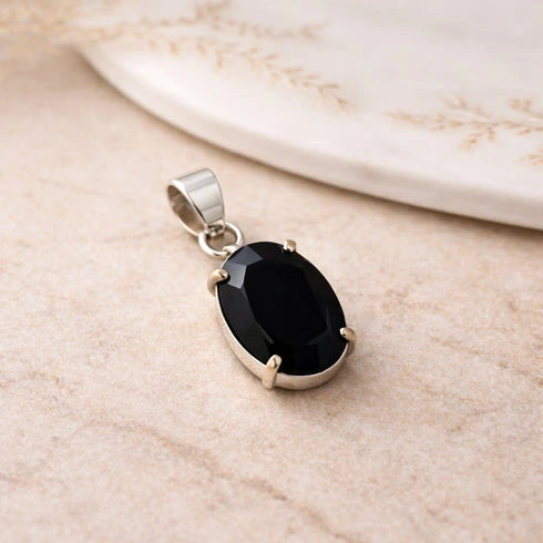 black tourmaline pendant