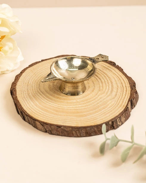 brass diya