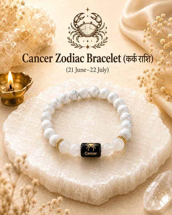 cancer zodiac charm bracelet