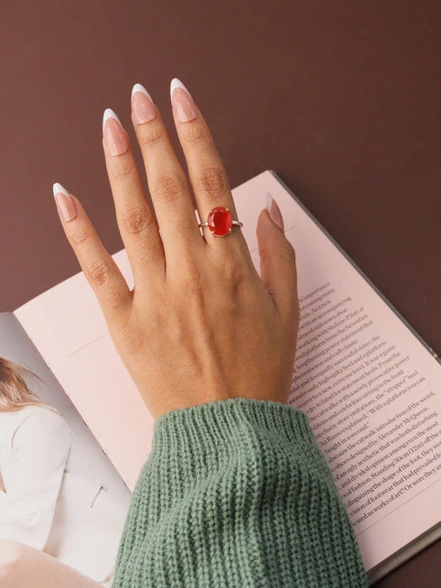 carnelian rings for women