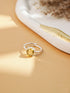 citrine stone ring