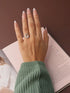 clear quartz crystal ring