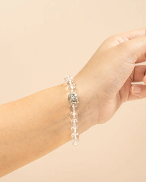 clear quartz sphatik bracelet price 