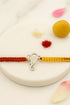 ganesha symbol silver rakhi