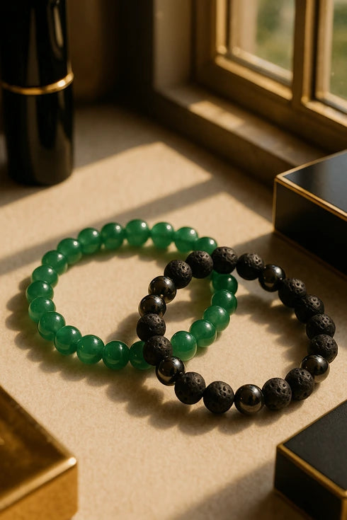 green aventurine and protector