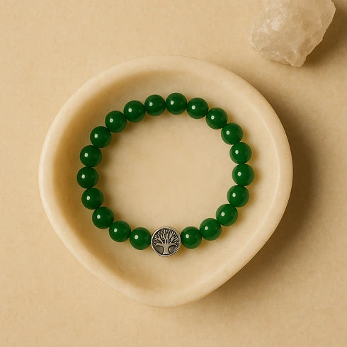green aventurine crystal bracelet