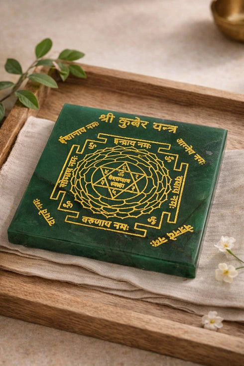 green jade kuber yantra