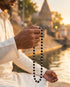 karungali mala german silver cap