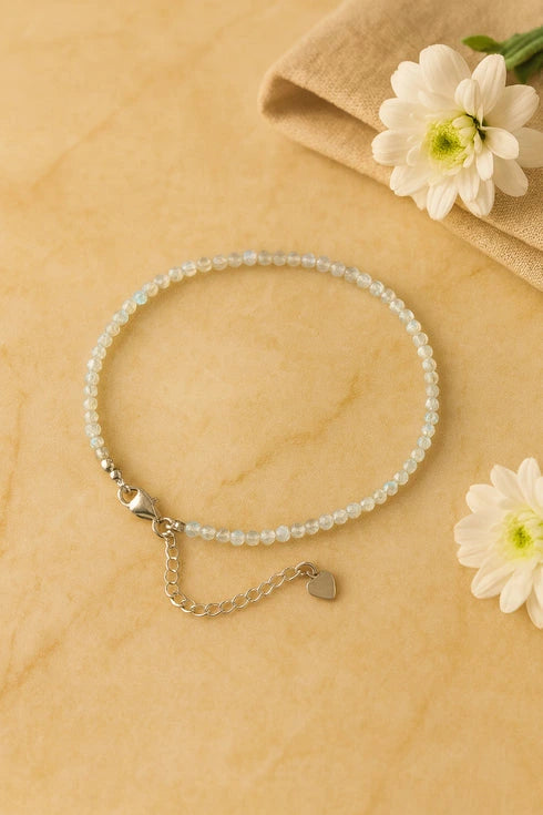 labradorite anklet