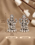 lakshmi ganesh idol silver