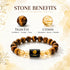 leo zodiac crystal bracelet