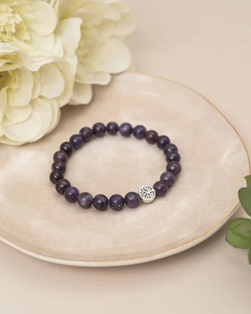lepidolite bracelet