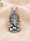lord ganesha silver pendant