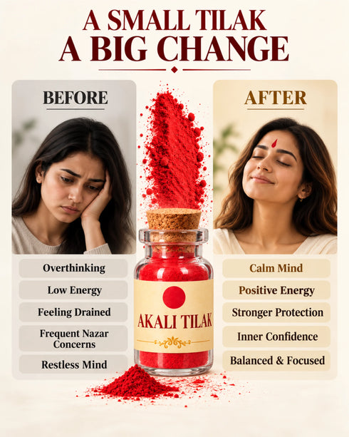 mahakali tilak before after effect