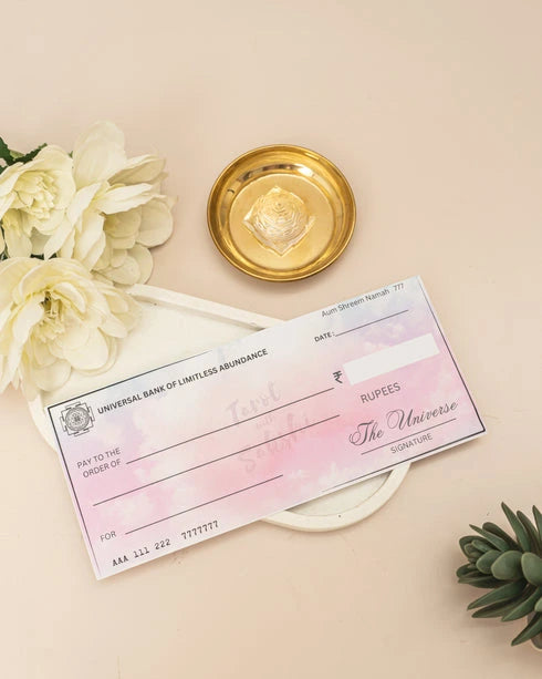 manifestation cheque