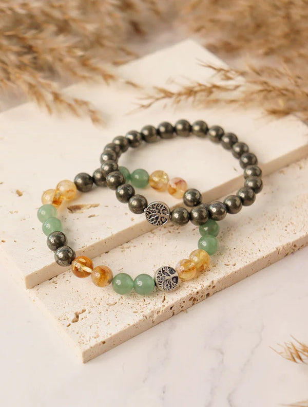 money magnet pyrite bracelet