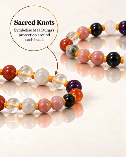 navdevi durga kavach bracelet beads